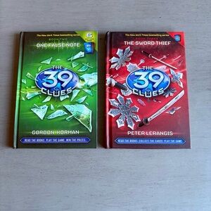 The 39 Clues Book Set - One False Note & The Sword Thief -First Edition